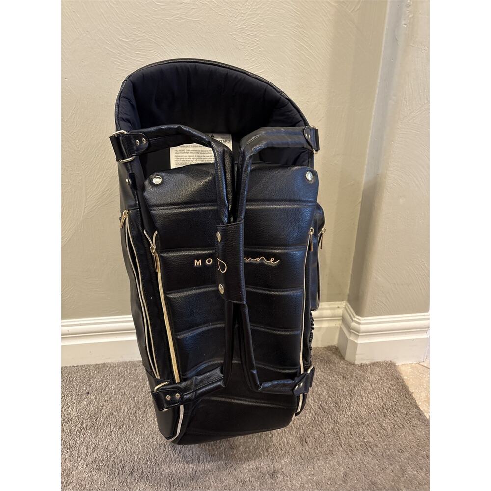 Mory June Mosses‎ Bag Black Baby Basket Carrier Diaper Bag 29" x 8" x 11"